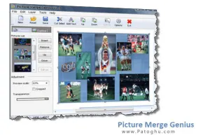 ترکیب کردن تصاویر با نرم افزار Picture Merge Genius v3.1