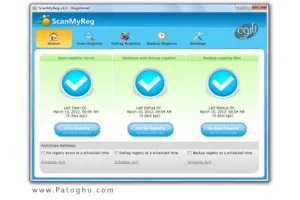 بهینه سازی رجیستری با دانلود ScanMyReg 4.2
