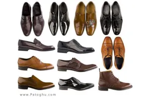 دانلود مجموعه تصاویر استوک از کفش های مردانه - Stylish Mens Shoes – Stock Photo