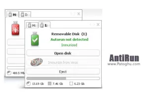 دانلود آنتی ویروس کم حجم و قدرتمند برای کامپیوتر و فلش مموری - AntiRun 2.7 Pro Final