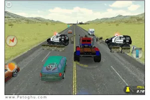 دانلود بازی رانندگی دیوانه وار Crazy Monster Truck Escape 1.0.2 - آندروید