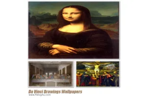 دانلود والپیپر از شاهکارهای لئوناردو داوینچی - Da Vinci Drawings Wallpapers