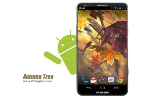 لایو والپیپر زیبای شاخه و برگ پاییزی آندروید - Autumn Tree 1.17