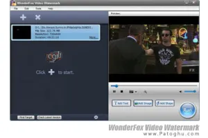 دانلود نرم افزار اضافه کردن کپی رایت به ویدیوها WonderFox Video Watermark 3.3