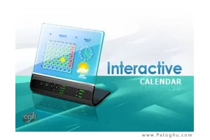 دانلود تقویم رومیزی برای ویندوز Interactive Calendar v1.3