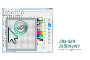 دانلود نرم افزار ایجاد و ویرایش نشانگر ماوس Aha-Soft ArtCursors v5.23