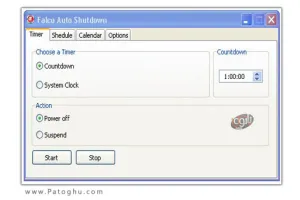 دانلود نرم افزار خاموش کردن کامپیوتر به صورت اتوماتیک Falco Auto Shutdown 1.0