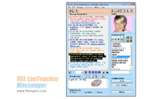 دانلود نرم افزار مسنجر شبکه VSL LanToucher Messenger 1.6