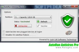 دانلود نرم افزار حذف ویروس اتوران AutoRun Antivirus Pro v1.0