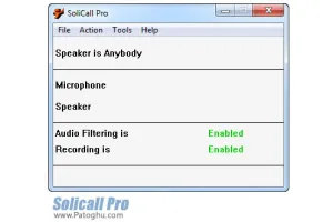 دانلود نرم افزار افزایش کیفیت صدا در تماس های اینترنتی Solicall Pro 1.7.34