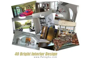 دانلود 40 پس زمینه طراحی و دکوراسیون داخلی برای دسکتاپ Bright Interior Design HD Wallpapers