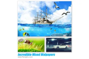 دانلود مجموعه 100 پس زمینه دسکتاپ با کیفیت HD و متنوع - Incredible Mixed Walpapers