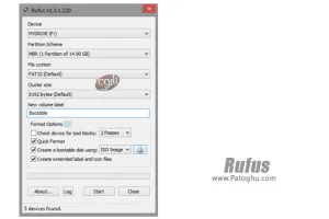 دانلود Rufus v4.10.2279 ساخت Usb درایو Bootable نصب ویندوز از طریق فلش