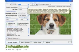 ساخت تصاویر موزاییکی AndreaMosaic 3.36