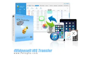 انتقال فایل از کامپیوتر به آیفون و بلکعس 4Videosoft iOS Transfer 8.2.58