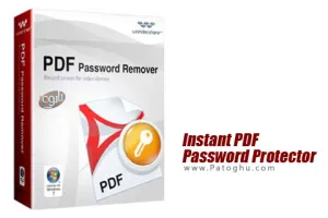 رمزگذاری روی فایل های پی دی اف Instant PDF Password Protector 1.3