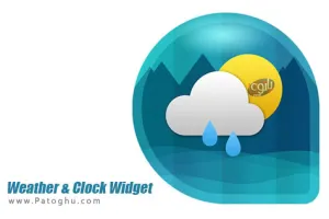 نرم افزار ویجت ساعت و هواشناسی برای اندروید - دانلود Weather &amp; Clock Widget v6.5.2.3