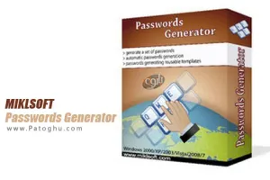 ساخت پسوردهای امن و غیر قابل هک MIKLSOFT Passwords Generator 2.95