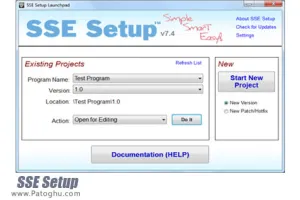 ساخت فایل نصب برای نرم افزارها - دانلود SSE Setup 10.7