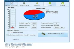 بهینه سازی رم و افزایش چشمگیر سرعت سیستم Airy Memory Cleaner 2.0.1.3 Final