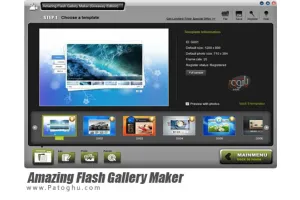 دانلود ساخت اسلاید شو فلش از تصاویر Amazing Flash Gallery Maker 3.3