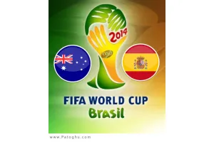 دانلود گلها و لحظات حساس بازی اسپانیا و استرالیا جام جهانی برزیل Spain vs Australia