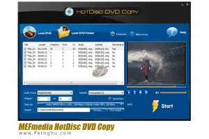 رایت ، ریپ و تبدیل دی وی دی MEFmedia HotDisc DVD Copy 8.5.7