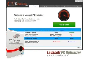 بهینه ساز عملکرد کامپیوتر Lavasoft PC Optimizer 3.2.0
