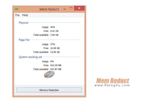 نظارت و بهینه سازی رم کامپیوتر Mem Reduct 3.5.1