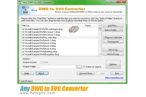 تبدیل نقشه های اتوکد DWG به SVG با Any DWG to SVG Converter 2023