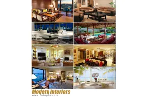 مجموعه تصاویر دیزاین و دکوراسیون های داخلی مدرن برای پس زمینه Modern interiors