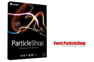 نرم افزار افکت گذاری براش ذرات نور روی تصاویر Corel ParticleShop 1.5.108 + Brush Pack Bundle