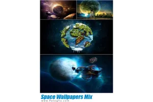 مجموعه والپیپر دیدنی و با کیفیت از فضا برای دسکتاپ Fantastic Space Wallpapers