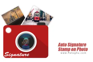 اضافه کردن متن و آرم روی تصاویر در اندروید Auto Signature Stamp on Photo Pro v1.19