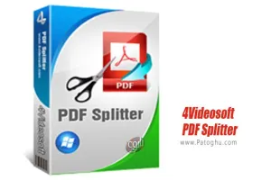 نرم افزار تکه تکه کننده فایل های پی دی اف برای ویندوز 4Videosoft PDF Splitter 3.0.38