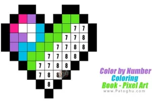 Color by Number: Coloring Book - Pixel Art v1.0.2 برنامه کتاب رنگ آمیزی برای اندروید