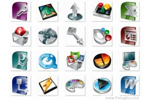 ايکون هاي سه بعدي جديد 3d icon 2009