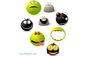آدمک های جدید یاهو فانتزی در طرح هایی زیبا - Collection of Emoticons