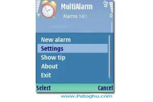 نرم افزار موبايل MultiAlarm برای سيمبيان ويرايش سوم