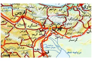 نقشه راههای ایران ویژه موبایل Iran Road