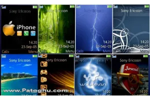 10 تم زیبا برای گوشی های سونی اریکسون