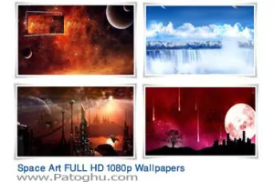 والپیپرهای زیبا با موضوع فضا , Space Art FULL HD Wallpapers