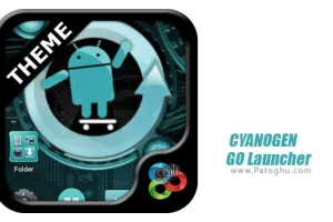 دانلود CYANOGEN GO Launcher EX Theme 1.38 تم سیانوژن گولانچر برای اندروید