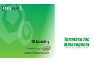دانلود نرم افزار Tetraface Inc Metasequoia 4.8.7a طراحی مدل های سه بعدی