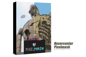 دانلود و نصب Nevercenter Pixelmash 2026.0 برنامه ساخت پیکسل آرت و طرح های پیکسلی