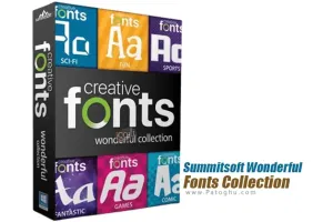 دانلود Summitsoft Wonderful Fonts Collection 2023 مجموعه فونت انگلیسی 2023