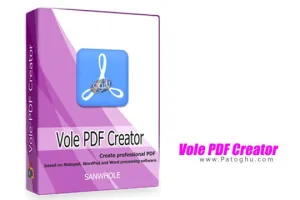 نرم افزار ساخت و ویرایش فایل های PDF با Vole PDF Creator Professional 3.74.8054