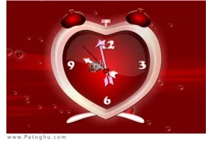 دانلود اسکرین سیور زیبا و جذاب HeartClock ScreenSaver