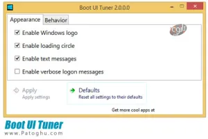 مدیریت و بهینه سازی منوی بوت ویندوز 8 و 8.1 با Boot UI Tuner 2.0 Final