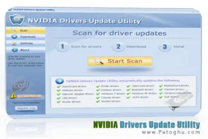 بروز رسانی درایورهای قطعات Nvidia با NVIDIA Drivers Update Utility 4.0